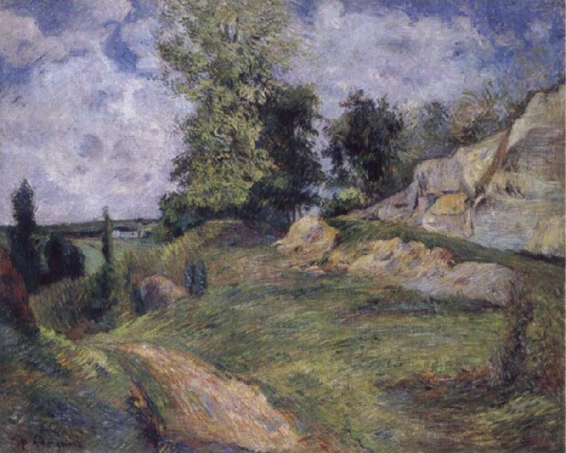 Paul Gauguin The Quarries of Le Chou near Pontoise China oil painting art